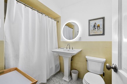 Chatham Cape Cod vacation rental - Full bathroom with a shower/tub combo