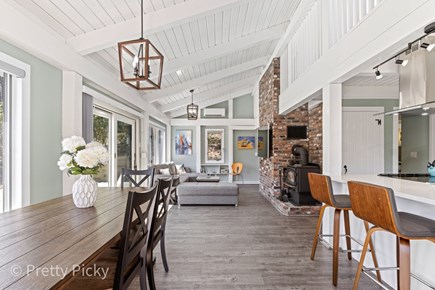 Chatham Cape Cod vacation rental - Main living area is vaulted