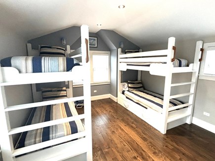 West Harwich Cape Cod vacation rental - Bunk room 4 twins