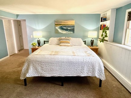West Yarmouth Cape Cod vacation rental - 1st Bedroom with King Bed, En Suite Bath, Kitchenette & Smart tv