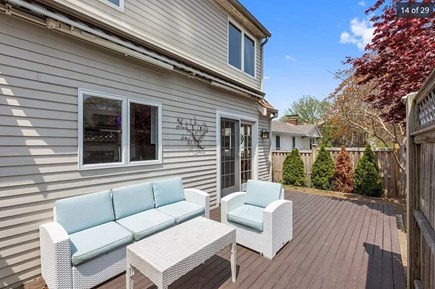 Provincetown Cape Cod vacation rental - New outdoor couch, chairs, and dining table coming in spring