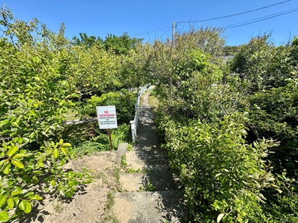 Dennis Port Cape Cod vacation rental - Path Back to property from the beach