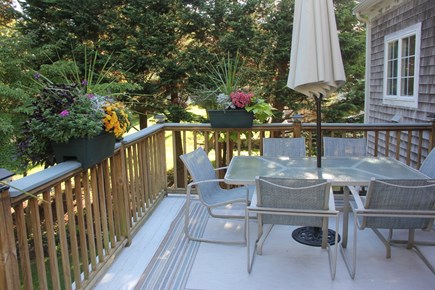 North Falmouth Cape Cod vacation rental - Dine on the deck