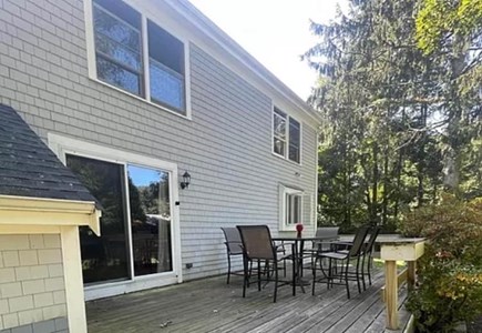 Hyannis Cape Cod vacation rental - Spacious deck off living/kitchen area