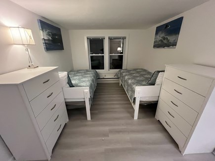 Dennis Cape Cod vacation rental - One of 2 second floor bedrooms with NEW TWIN BEDS