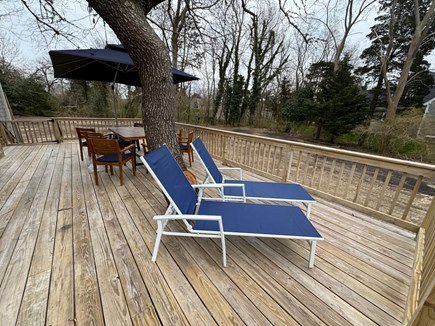 Dennis Cape Cod vacation rental - New furniture on the large deck