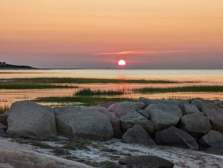 Brewster Green Resort Cape Cod vacation rental - Paine's Creek at Sunset