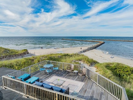 East Dennis Cape Cod vacation rental - Expansive bay views from deck