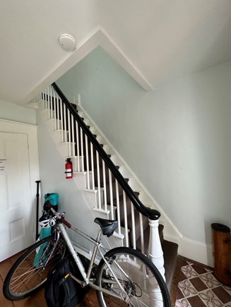 Wellfleet Cape Cod vacation rental - Entrance and going up the first flight