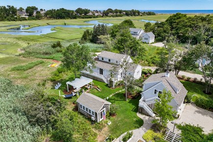 Sandwich Cape Cod vacation rental - Aerial view of the property