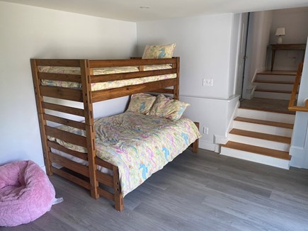 Falmouth Cape Cod vacation rental - Bunk room, bunks are currently apart, this is down from kitchen