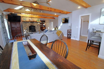 Brewster Cape Cod vacation rental - Dining to family room