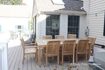 Barnstable Cape Cod vacation rental - Table for dining outside