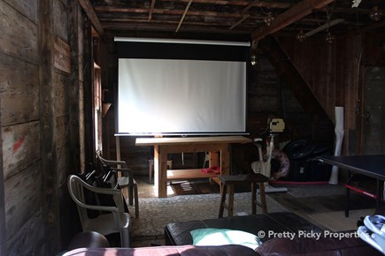 Barnstable Cape Cod vacation rental - Barn has a movie screen and pingpong table