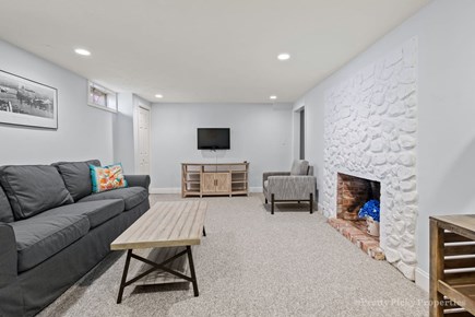 Osterville Cape Cod vacation rental - Lower level sitting room with additional tv
