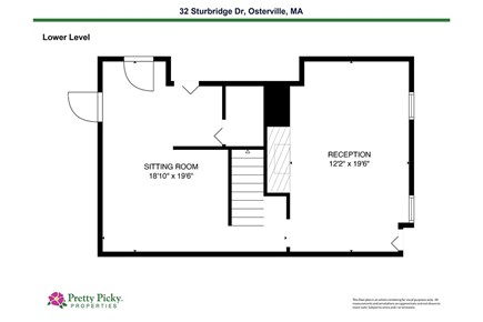 Osterville Cape Cod vacation rental - Lower level floor plan