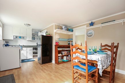 Eastham, Pine Tree Cottages Cape Cod vacation rental - Kitchen and dining area
