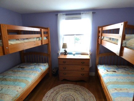 South Dennis Cape Cod vacation rental - Bedroom 3 with 2 sets of twin beds