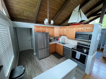 Falmouth Cape Cod vacation rental - Kitchen, new stainless appliances.