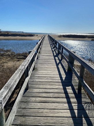 West Yarmouth Cape Cod vacation rental - Walking bridge to Colonial Acres Beach just 3/10 mi away