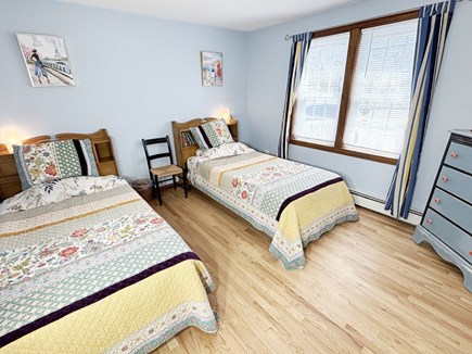 Barnstable, Hyannis Cape Cod vacation rental - A cute guest bedroom is furnished with two twin beds downstairs