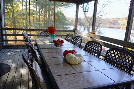 Barnstable, Hyannis Cape Cod vacation rental - A big screened-in porch (off the dining area)offers a great spot