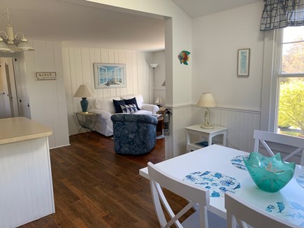 Orleans Cape Cod vacation rental - Open floor plan  with painted pine paneling