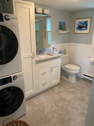 Chatham Cape Cod vacation rental - Downstairs Bath with Washer/Dryer