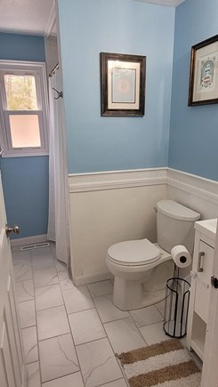 Centerville Cape Cod vacation rental - 1st floor bath with step-in shower.