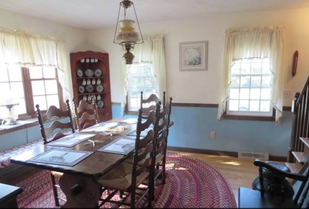 Harwich Cape Cod vacation rental - Dining room seats 6.