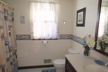 Harwich Cape Cod vacation rental - Upstairs bathroom (new shower and tiling not shown)
