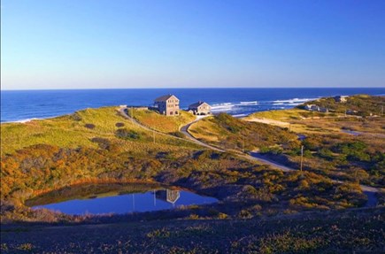 Truro Cape Cod vacation rental - View from nearby lookout capturing the same beach.