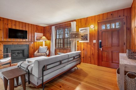 Dennis Port Cape Cod vacation rental - Living room with sleeper sofa
