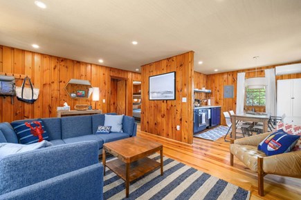 Dennis Port Cape Cod vacation rental - View from the corner of living room looking into the kitchen.