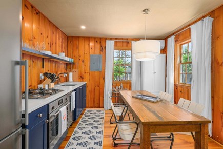 Dennis Port Cape Cod vacation rental - Looking straight into the kitchen and dining area from the living room