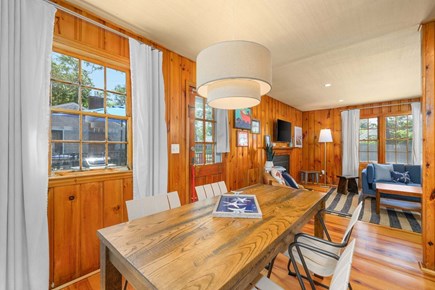Dennis Port Cape Cod vacation rental - Kitchen view with living room