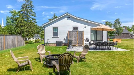 Harwich Cape Cod vacation rental - Back yard/Firepit/Patio/Outdoor Shower