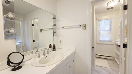 Wellfleet Cape Cod vacation rental - First floor primary ensuite bathroom with shower