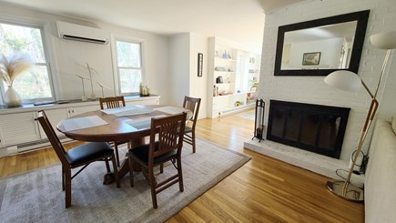 Wellfleet Cape Cod vacation rental - Dining area with reading nook beyond