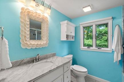 Mashpee Cape Cod vacation rental - Full bathroom with a tub and a shower