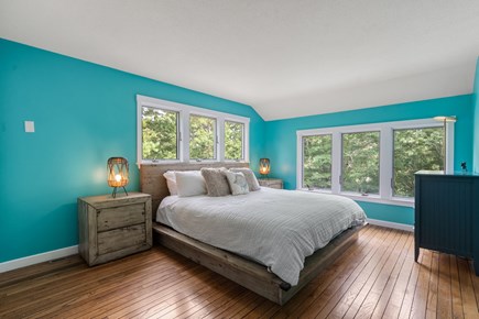 Mashpee Cape Cod vacation rental - Spacious primary bedroom with a king bed