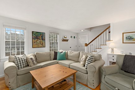 Harwich Cape Cod vacation rental - Plenty of seating for the whole family on the cozy couch
