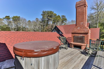 Orleans Cape Cod vacation rental - 2nd floor hot tub and fireplace