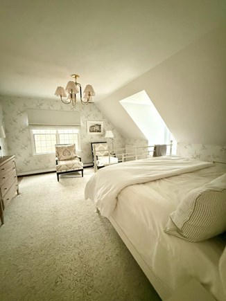 Sandwich, Sandy Neck  Cape Cod vacation rental - Primary Bedroom with Seating Area (table to arrive soon)