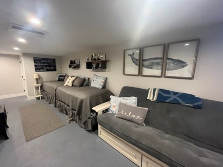 North Falmouth Cape Cod vacation rental - Lower level day beds & futon