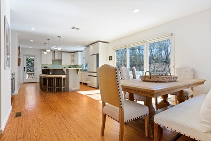Harwich Cape Cod vacation rental - Open concept dining room and eat-in kitchen