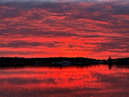 Chatham Cape Cod vacation rental - <br/>Fall sunset over Oyster Pond (0.8 mile walk or drive)