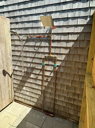 Chatham Cape Cod vacation rental - Two 5' x 6' outside showers with dual shower heads.