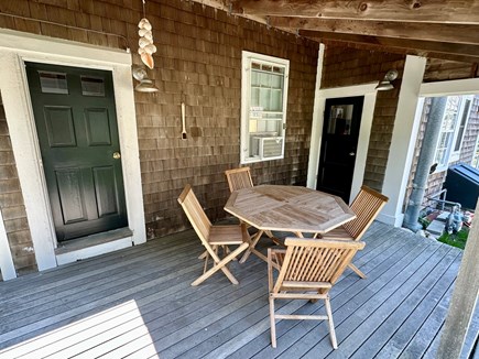 Chatham Cape Cod vacation rental - Covered porch with teak tables and chairs