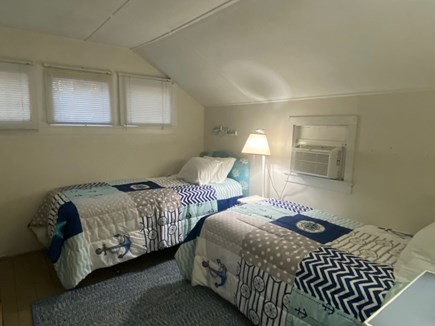 South Dennis Cape Cod vacation rental - Two Twin Beds.  Window AC removed.  Central AC just installed